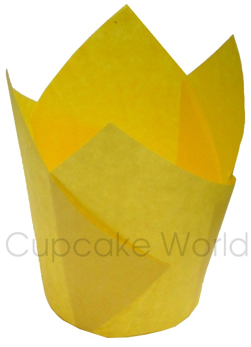 25PC CAFE STYLE YELLOW PAPER CUPCAKE MUFFIN WRAPS STANDARD 25PC CAFE STYLE YELLOW PAPER CUPCAKE MUFFIN WRAPS STANDARD